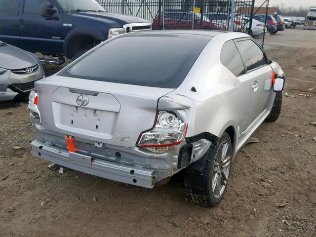 JTKJF5C7XC3038811 - 2012 TOYOTA SCION TC ვერცხლისფერი ფოტო 4
