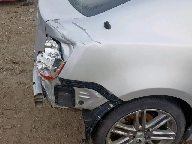JTKJF5C7XC3038811 - 2012 TOYOTA SCION TC ვერცხლისფერი ფოტო 9