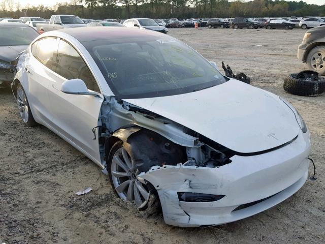 5YJ3E1EA1JF006527 - 2018 TESLA MODEL 3 WHITE photo 1