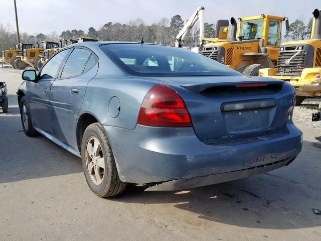 2G2WP552961308458 - 2006 PONTIAC GRAND PRIX TEAL photo 3