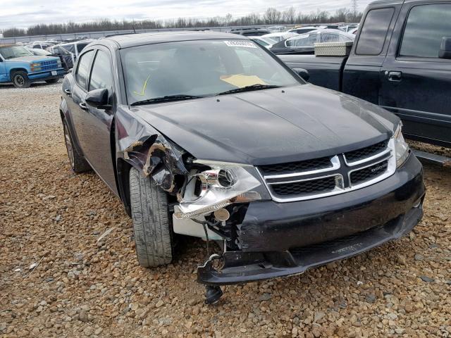 1B3BD1FG8BN544082 - 2011 DODGE AVENGER MA BLACK photo 1