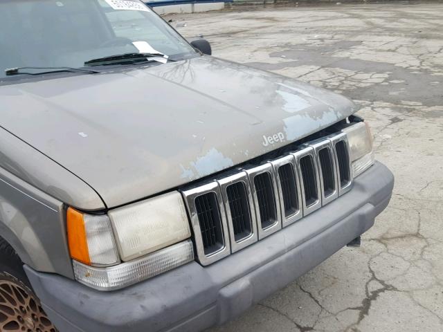 1J4GZ58S4TC358805 - 1996 JEEP GRAND CHER TAN photo 9