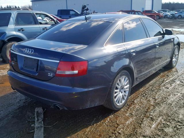 WAUDG74F06N067520 - 2006 AUDI A6 3.2 QUA BLACK photo 4