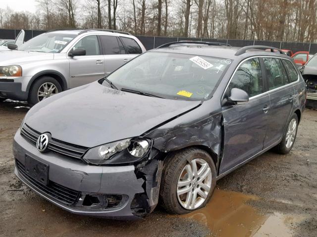 3VWML7AJ8BM659496 - 2011 VOLKSWAGEN JETTA TDI CHARCOAL photo 2