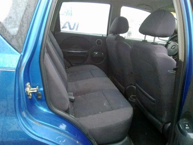 KL1TD66677B730803 - 2007 CHEVROLET AVEO BASE 蓝色 照片 6
