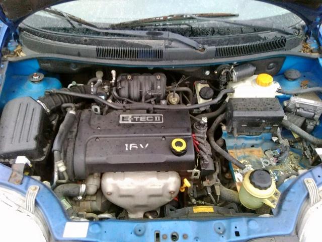 KL1TD66677B730803 - 2007 CHEVROLET AVEO BASE 蓝色 照片 7