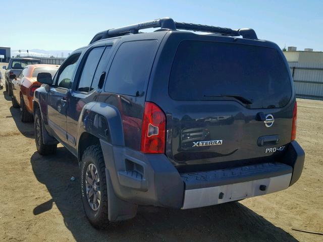 5N1AN0NWXEN815721 - 2014 NISSAN XTERRA X CHARCOAL photo 3