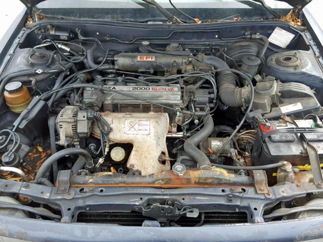 4T1SV21E5MU328735 - 1991 TOYOTA CAMRY DLX 蓝色 照片 7