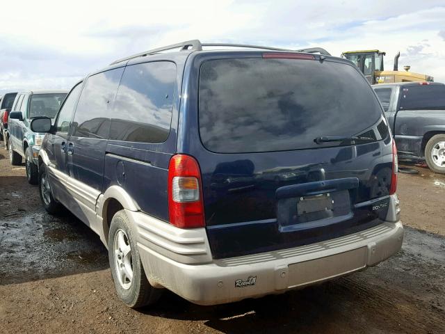 1GMDX03E23D135879 - 2003 PONTIAC MONTANA BLUE photo 3