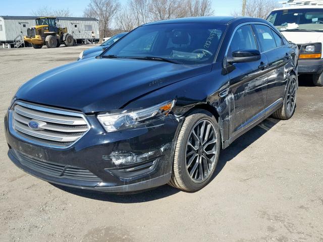 1FAHP2E89JG105238 - 2018 FORD TAURUS SEL BLACK photo 2