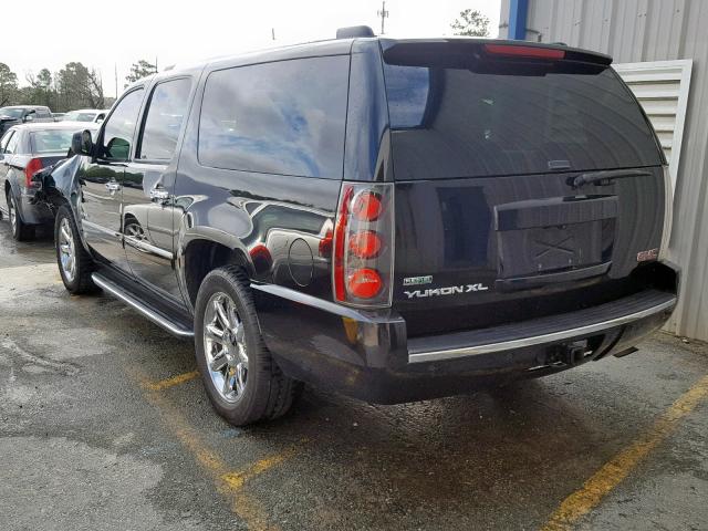 1GKUKMEF5AR125495 - 2010 GMC YUKON XL D BLACK photo 3