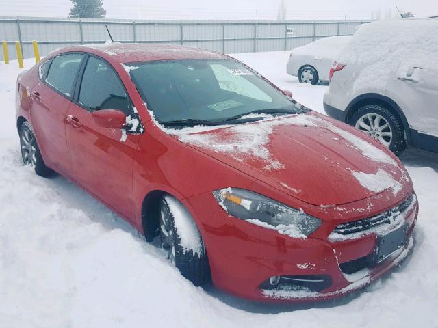 1C3CDFBA8DD345306 - 2013 DODGE DART SXT RED photo 1