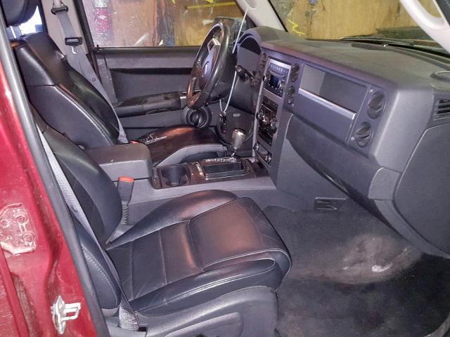 1J8HG48K88C114634 - 2008 JEEP COMMANDER RED photo 5