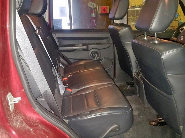 1J8HG48K88C114634 - 2008 JEEP COMMANDER RED photo 6