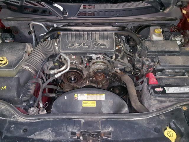 1J8HG48K88C114634 - 2008 JEEP COMMANDER RED photo 7