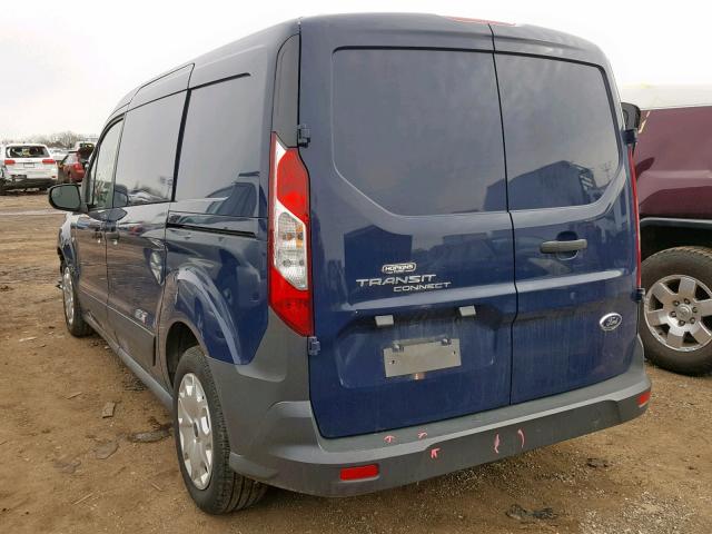 NM0LS7E76E1145211 - 2014 FORD TRANSIT CO BLUE photo 3