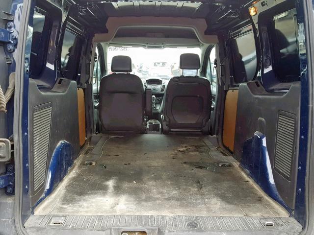 NM0LS7E76E1145211 - 2014 FORD TRANSIT CO BLUE photo 9