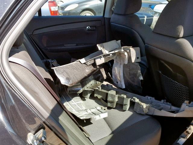 1G1ZC5EB0AF178262 - 2010 CHEVROLET MALIBU 1LT შავი ფოტო 6