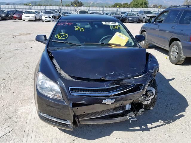 1G1ZC5EB0AF178262 - 2010 CHEVROLET MALIBU 1LT შავი ფოტო 9