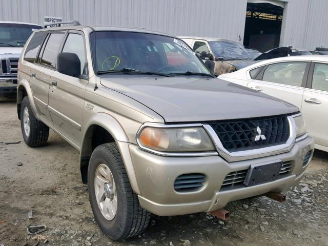 JA4MT31R02J027262 - 2002 MITSUBISHI MONTERO SP BEIGE photo 1