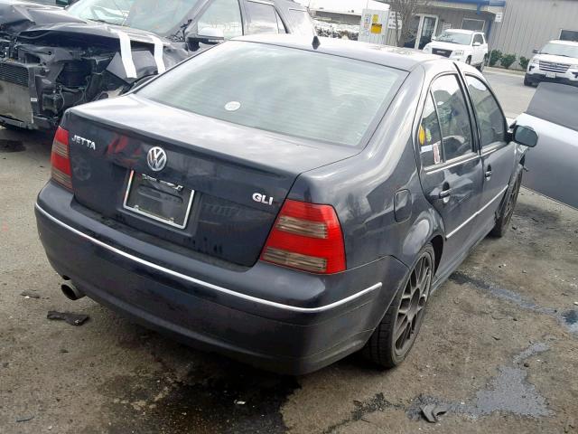 3VWSE69M84M126111 - 2004 VOLKSWAGEN JETTA GLS BLACK photo 4