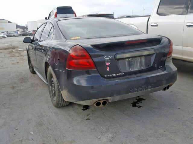 2G2WP522041257899 - 2004 PONTIAC GRAND PRIX BLACK photo 3