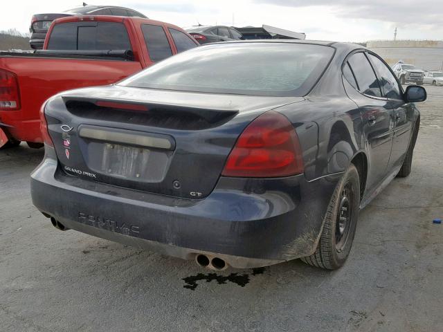 2G2WP522041257899 - 2004 PONTIAC GRAND PRIX BLACK photo 4