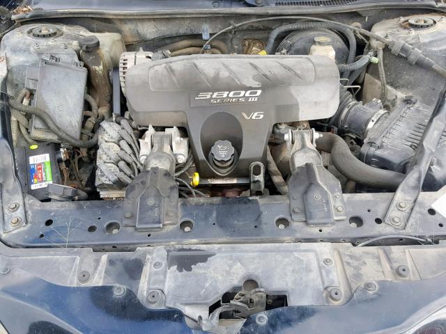 2G2WP522041257899 - 2004 PONTIAC GRAND PRIX BLACK photo 7