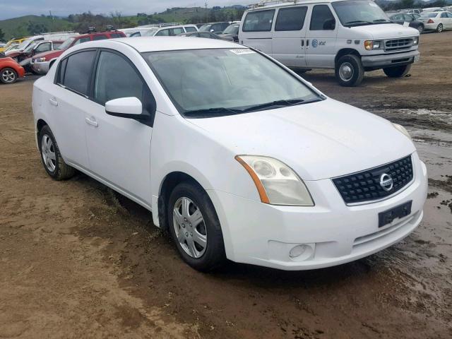 3N1AB61E68L620669 - 2008 NISSAN SENTRA 2.0 WHITE photo 1