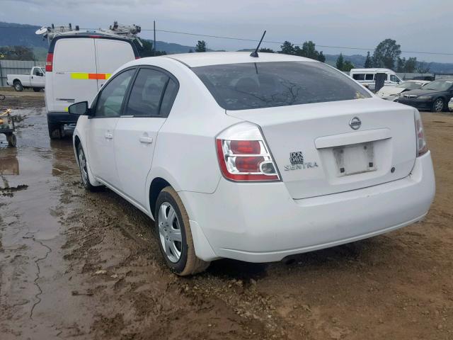 3N1AB61E68L620669 - 2008 NISSAN SENTRA 2.0 WHITE photo 3