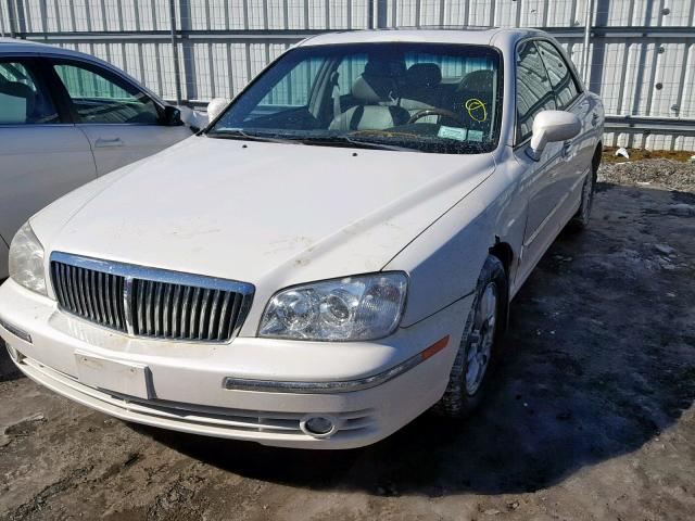 KMHFU45E54A320534 - 2004 HYUNDAI XG 350 WHITE photo 2