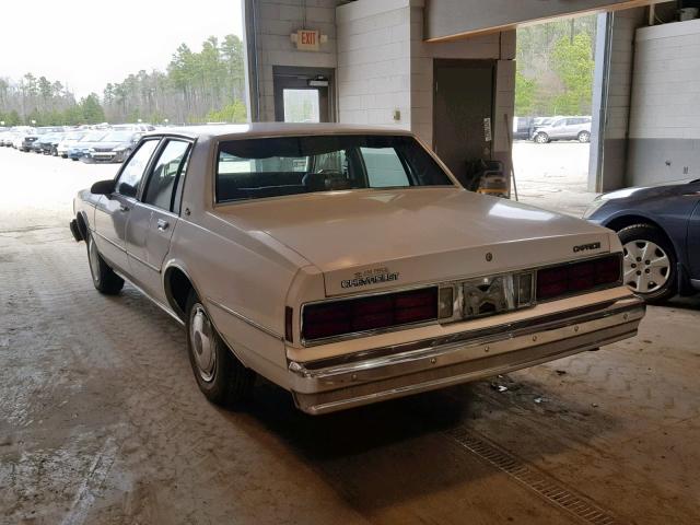 1G1BL51H3JA120509 - 1988 CHEVROLET CAPRICE WHITE photo 3