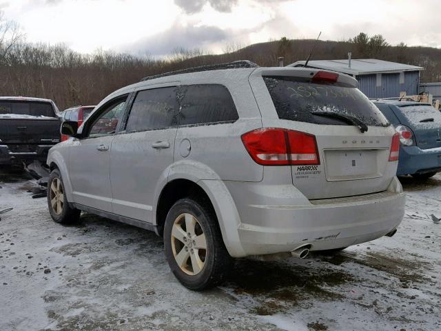 3D4PH1FG9BT520918 - 2011 DODGE JOURNEY MA SILVER photo 3