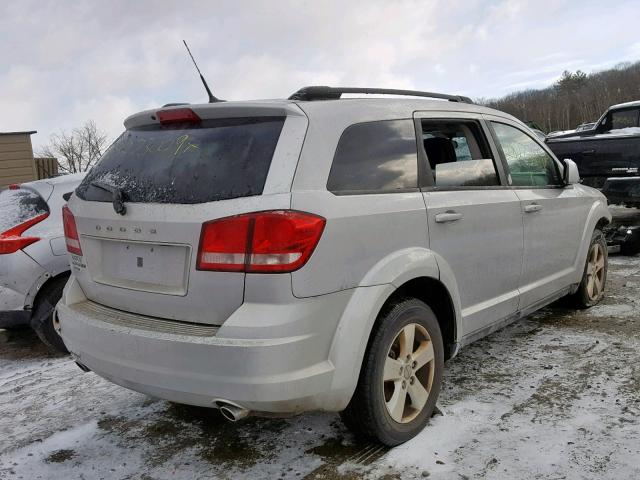 3D4PH1FG9BT520918 - 2011 DODGE JOURNEY MA SILVER photo 4