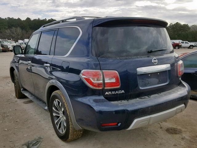 JN8AY2ND9JX001164 - 2018 NISSAN ARMADA SV BLUE photo 3