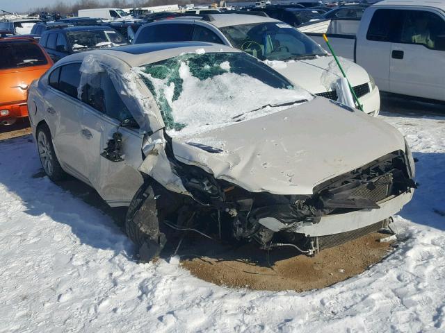 1G4GE5ED0BF382650 - 2011 BUICK LACROSSE C WHITE photo 1