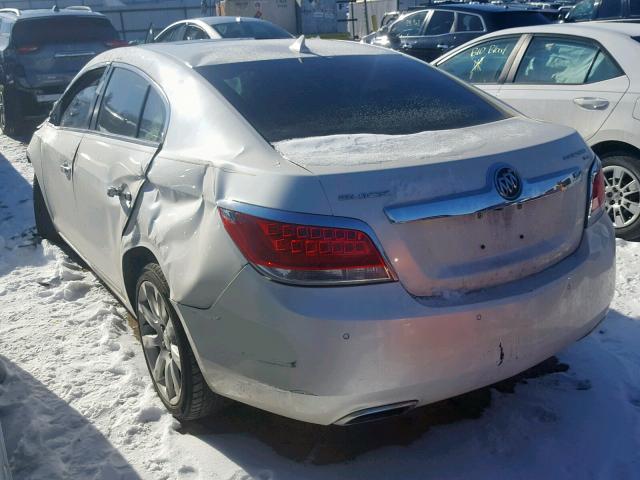 1G4GE5ED0BF382650 - 2011 BUICK LACROSSE C WHITE photo 3