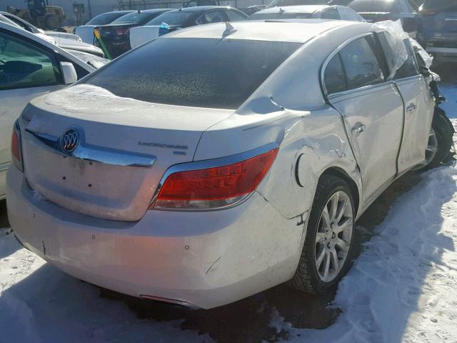 1G4GE5ED0BF382650 - 2011 BUICK LACROSSE C WHITE photo 4