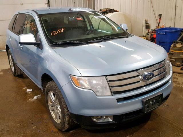 2FMDK48C98BA64612 - 2008 FORD EDGE SEL BLUE photo 1