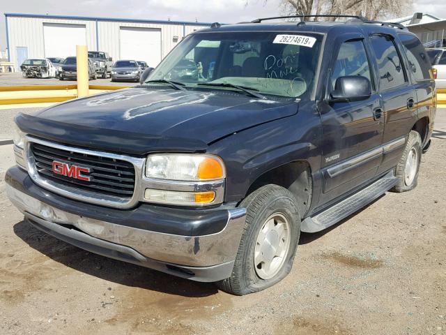 1GKEC13T15J213909 - 2005 GMC YUKON BLACK photo 2