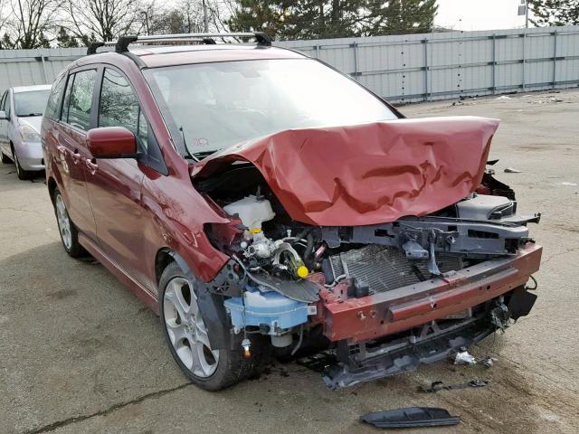 JM1CR2W30A0389045 - 2010 MAZDA 5 RED photo 1