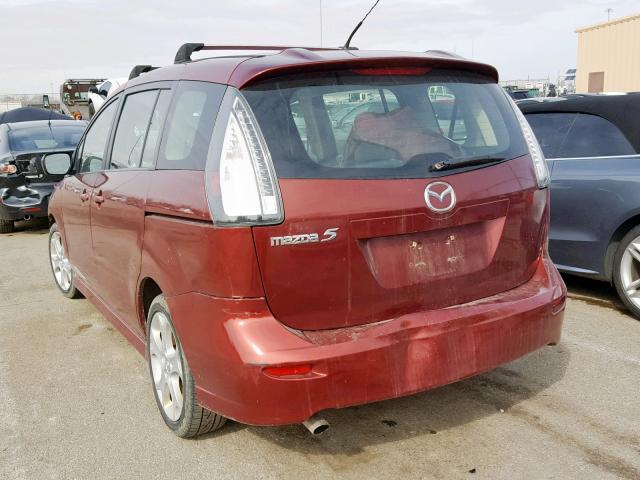 JM1CR2W30A0389045 - 2010 MAZDA 5 RED photo 3