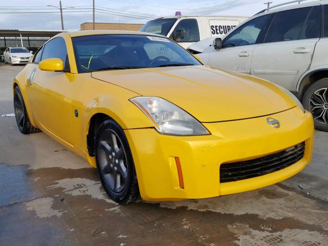 JN1AZ34D45M600581 - 2005 NISSAN 350Z COUPE YELLOW photo 1