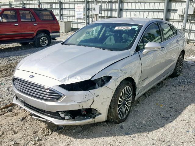 3FA6P0RU2JR168676 - 2018 FORD FUSION TIT SILVER photo 2