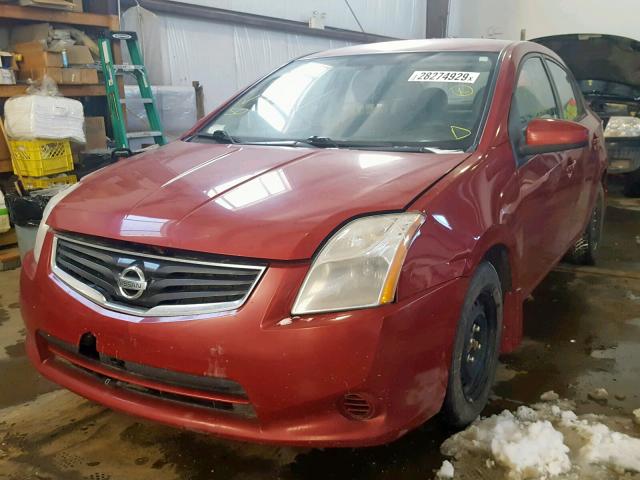 3N1AB6AP0AL633957 - 2010 NISSAN SENTRA 2.0 RED photo 2