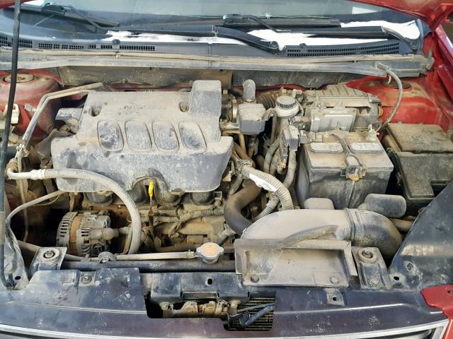 3N1AB6AP0AL633957 - 2010 NISSAN SENTRA 2.0 RED photo 7