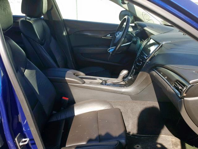 1G6AA5RA2E0109077 - 2014 CADILLAC ATS BLUE photo 5