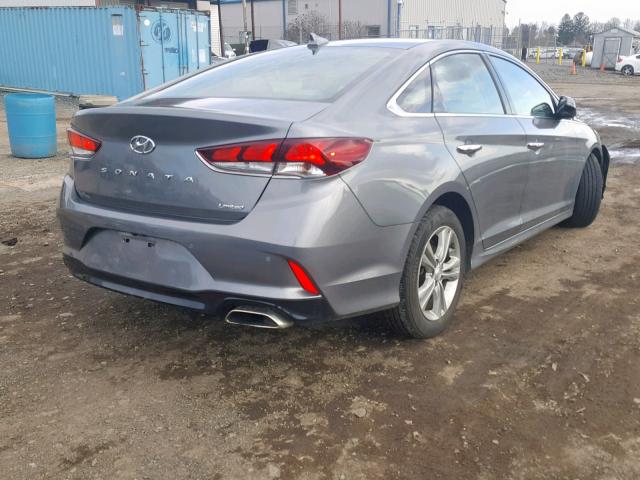 5NPE34AF4JH668797 - 2018 HYUNDAI SONATA SPO GRAY photo 4