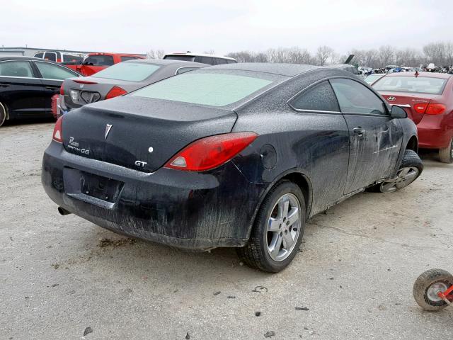 1G2ZH18N274143853 - 2007 PONTIAC G6 GT BLACK photo 4