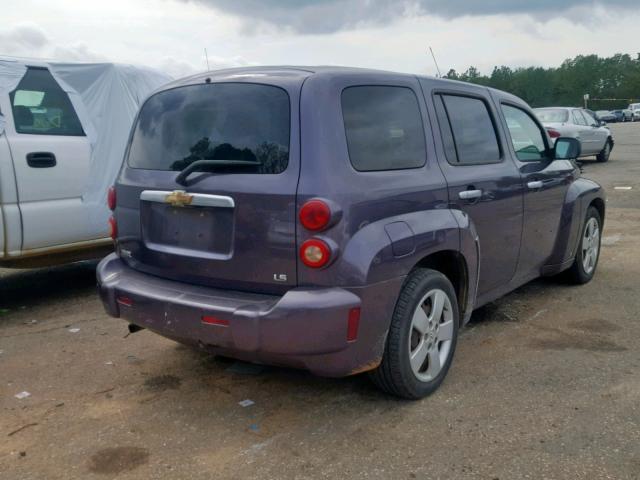 3GNDA13D56S640457 - 2006 CHEVROLET HHR LS Púrpura foto 4